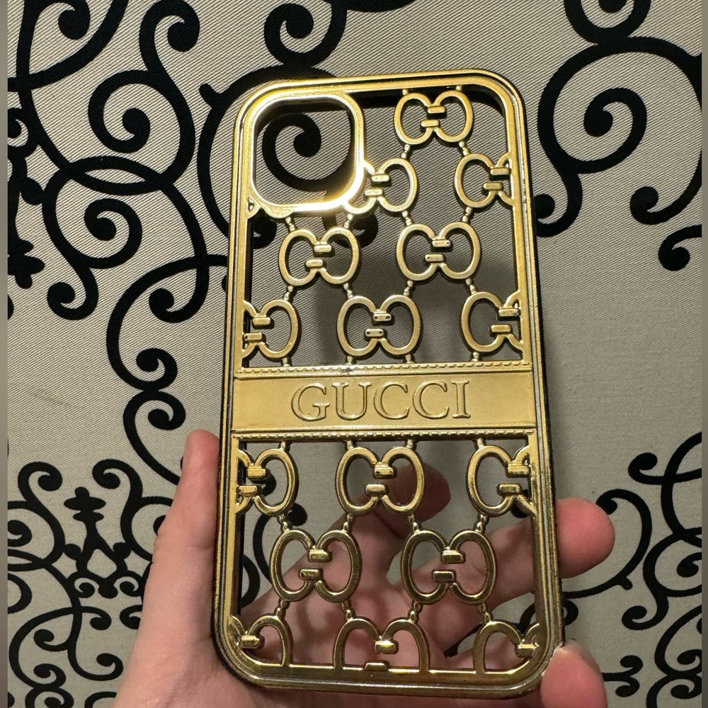 Gucci, LV, & Glitter IPhone XR case bundle